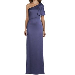 NWT SACHIN + BABI Deep Cobalt Sleeveless One Should Bow Dress Gown Size 22W